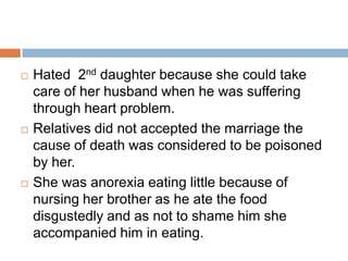 Freud helped Lucy realize that she was in love with the widower whose children she cared for. After his prescribed hydrotherapy treatments failed to have an effect, he was astonished to see her return after the Christmas holidays without any real improvement. Moreover, the smell of burned pudding associated with her hidden love for her employer had been replaced by the smell of cigar smoke. 