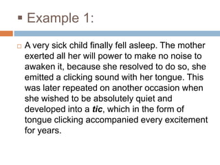 A traumatic experience in childhood that is uniformly of a SEXUAL nature !
