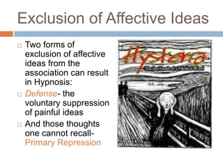 “Abnormal Reflex”Excitement from the affect gets converted into physical phenomena.