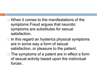 Studies in Hysteria -- First editionThis joint publication of Freud's and Breuer's lays out their theory of hysteria, describing how the hysteric experiences the illness and sometimes overcomes it by gaining insight into how it came about.