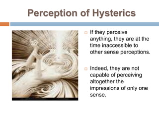 Insightful PatientsIf a physical symptom is caused by an idea and is always released again by the very idea,patients with a good deal of insight must become aware of the connections.Why do even they not realize?The repetitions have been impressed on the body , and now no longer depend on a psychic process but on the changes in the nervous system, which have meanwhile developed.