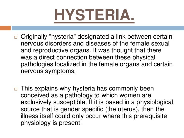 Studies in hysteria complete
