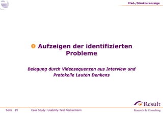 Fallstudie: Usability-Test im Labor (neckermann.de)