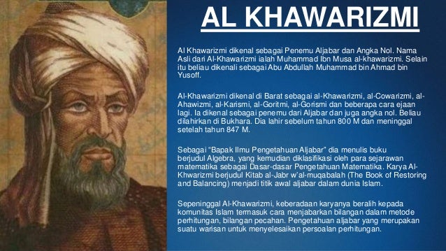 Al Khawarizmi Penemu Angka Nol Al Khawarizmi Penemu Angka Nol