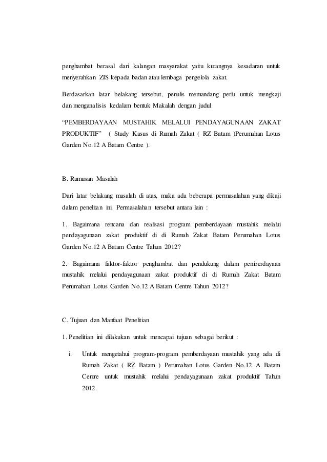 Studi Kasus Di Rz Batam