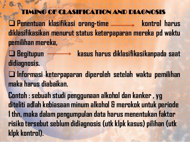 Epidemiologi Lanjut : Penelitian Case Control