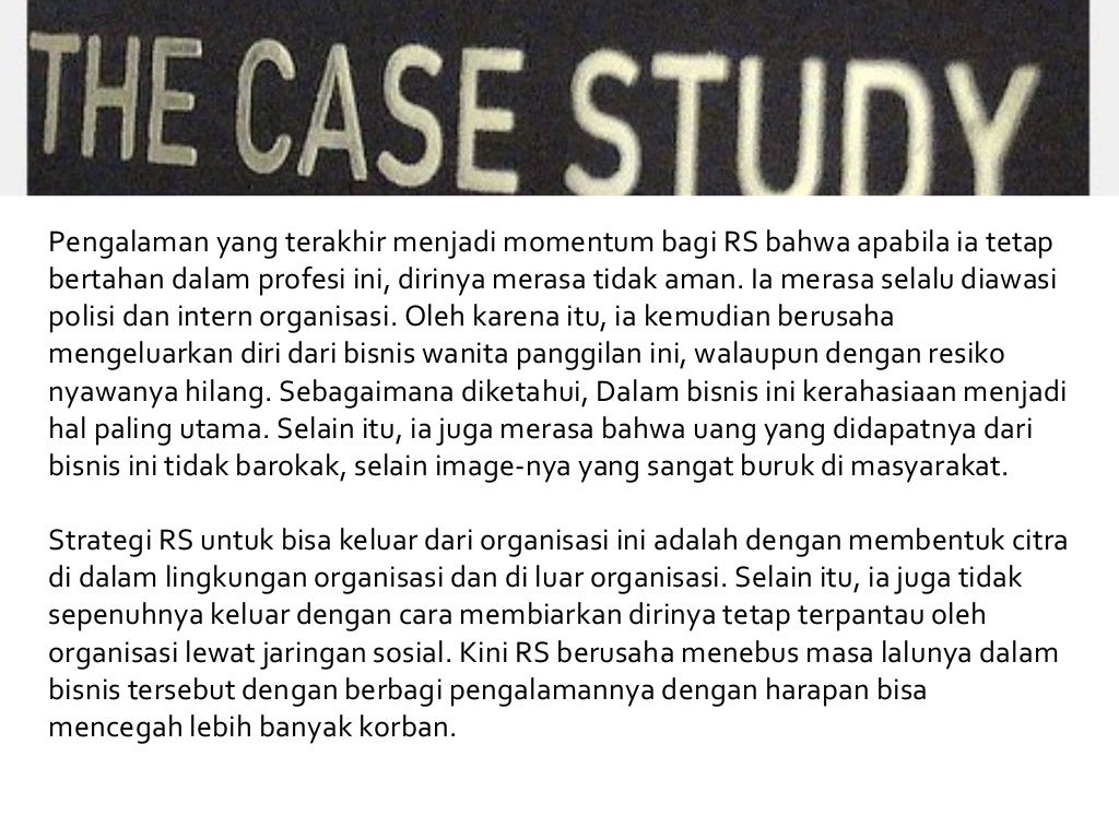 Studi Kasus (Contoh Kasus