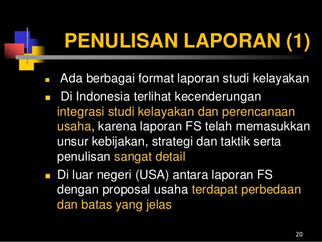 Studi kelayakan usaha