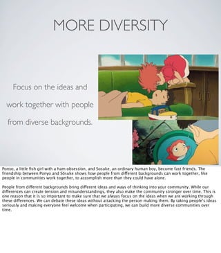 Lessons about Community from Studio Ghibli - with notes Slide 16
