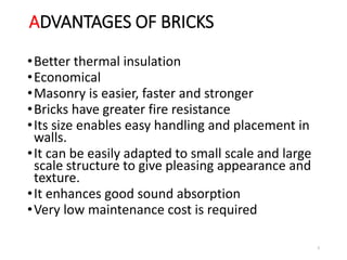 brick as a building material | PPTX