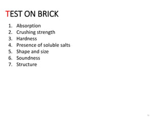 brick as a building material | PPTX