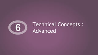 Technical Concepts :
Advanced6
 