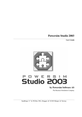 Studio2003 users manual | PDF