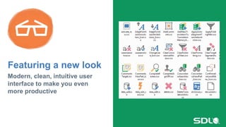 Featuring a new look
Modern, clean, intuitive user
interface to make you even
more productive
 