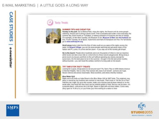 E-Marketing: A Little Goes a Long Way