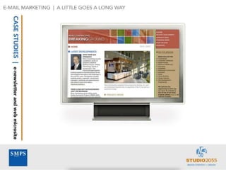 E-Marketing: A Little Goes a Long Way