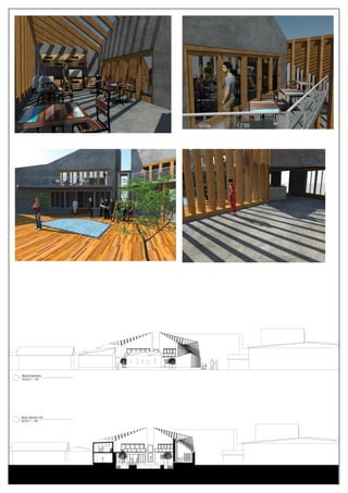 Back Elevation
SCALE 1 : 150
Back Section XX
SCALE 1 : 150
 