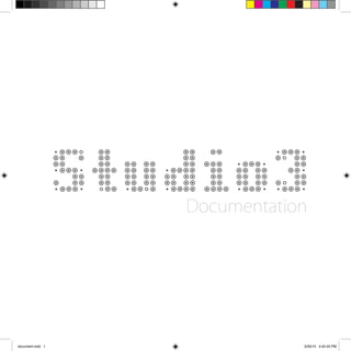 Studio3
                     Documentation




document.indd 1                  3/30/10 4:42:43 PM
 