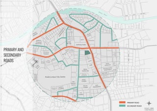 PRIMARY AND
SECONDARY
ROADS
 