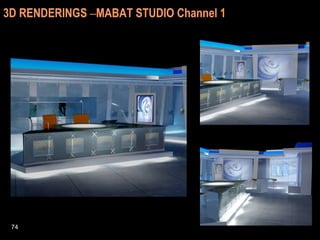 3D RENDERINGS  – MABAT STUDIO Channel 1 