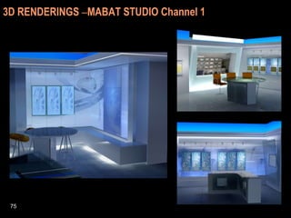3D RENDERINGS  – MABAT STUDIO Channel 1 