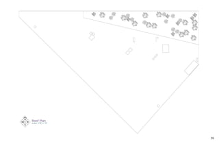 n
w e Roof Plan
    scale: 1/16”=1’-0”
 s



                         39
 