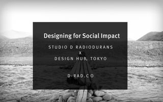 Designing for Social Impact | PDF