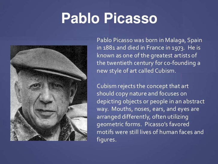 Image result for artist pablo picasso dies