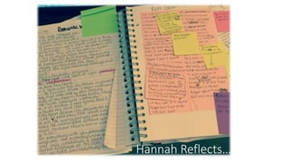 Hannah Reflects…
 