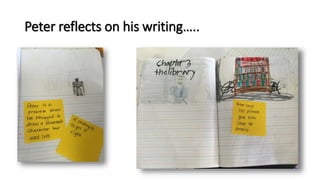 Peter reflects on his writing…..
 