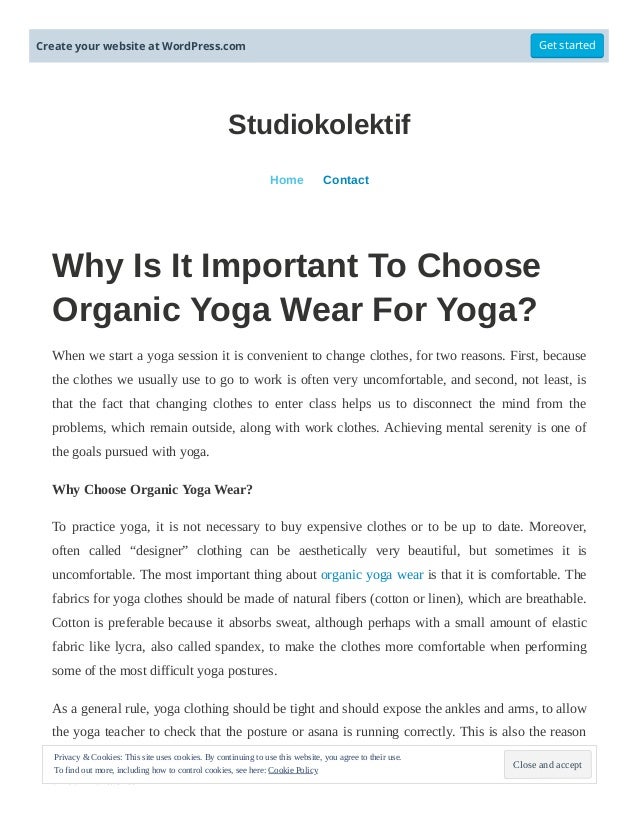 organic yoga clothing