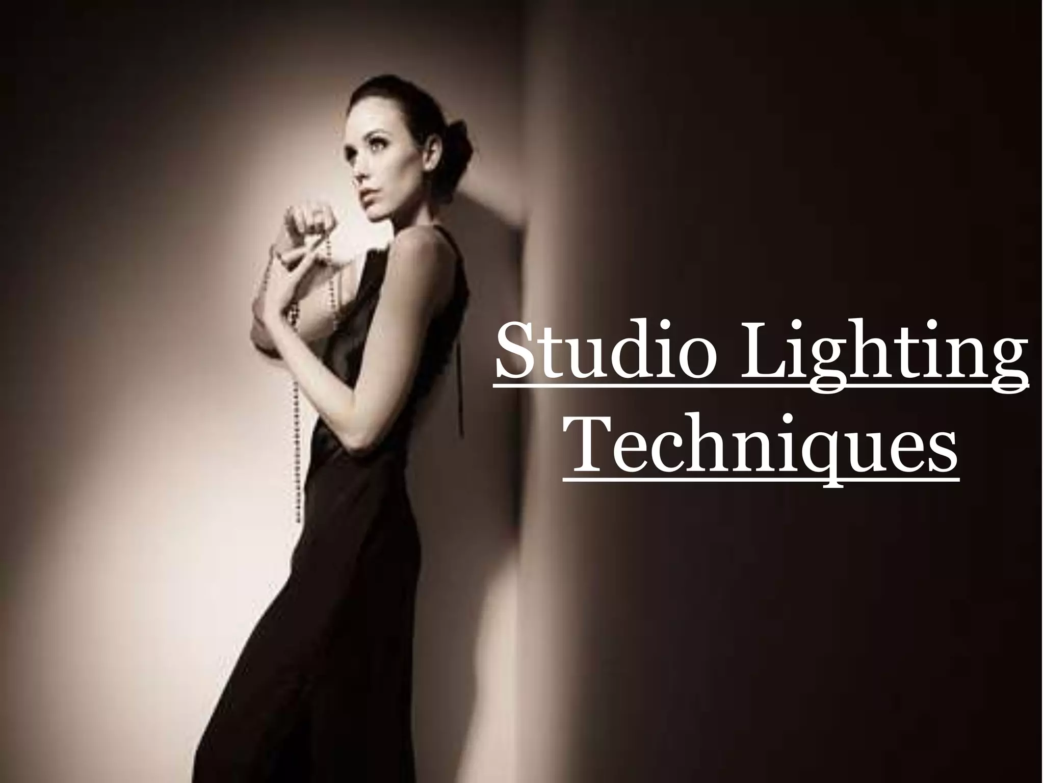 Studio Lighting
Techniques