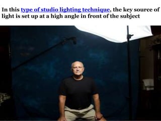 Studio lighting techniques | PPTX