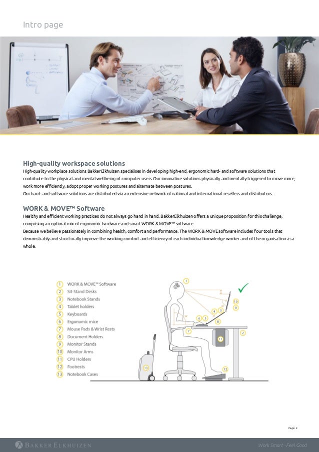 Studio Line Ergonomic Solutions Product Catalogue