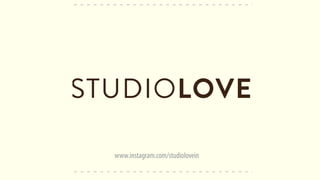 www.instagram.com/studiolovein
 