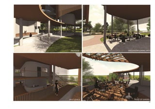 23
ROOFTOP GARDENSPLIT LEVELS
ENTRANCE DISCUSSION & DINING AREA
 