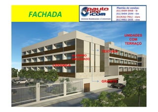 ()*+),)'

                                      UNIDADES
                                        COM
                                      TERRAÇO

                            TEXTURA
                ALUMÍNIO
                ANODIZADO

     CERÂMICA



                            GRANITO
 