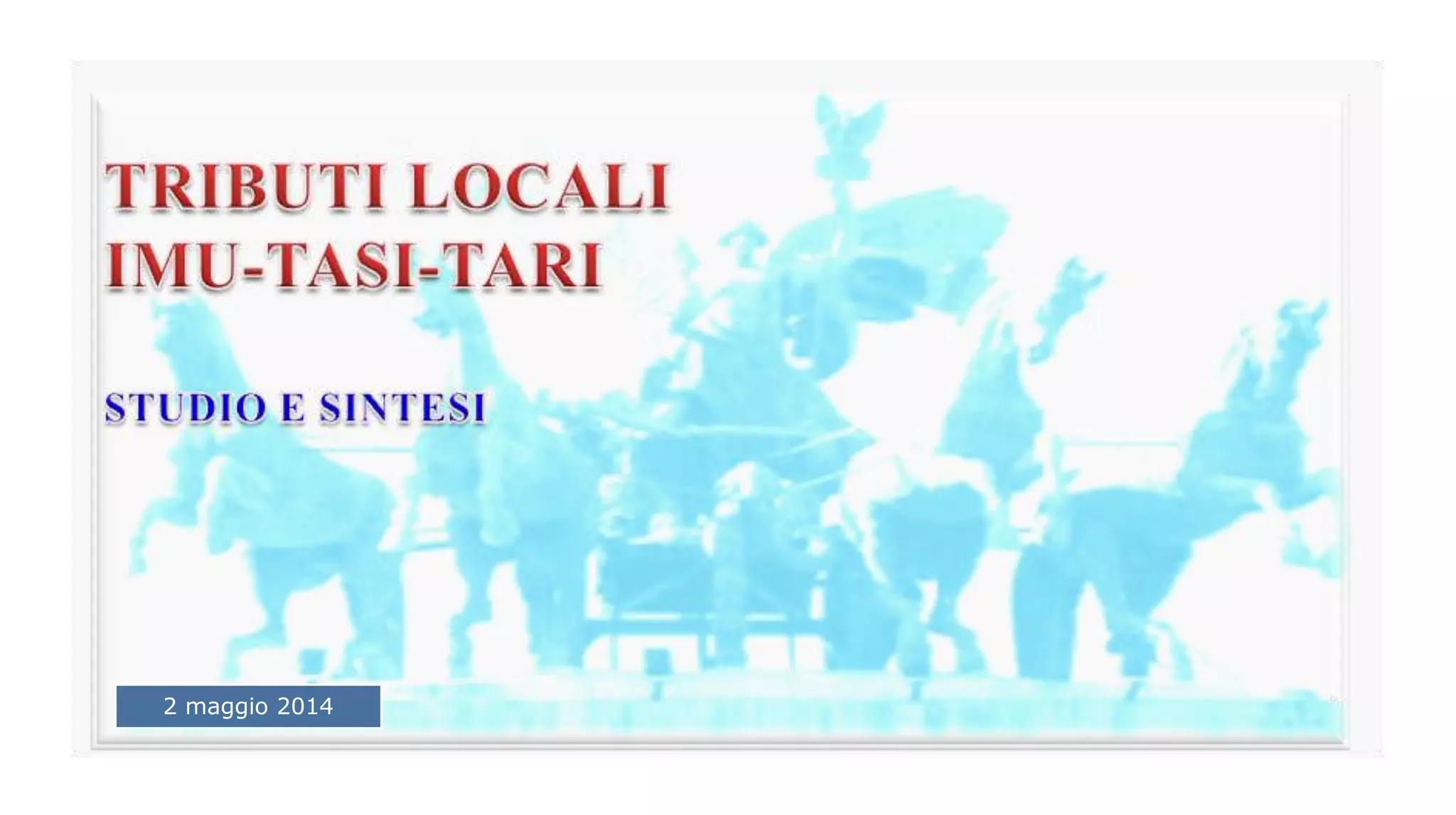 tari e imu sono la stessa cosa