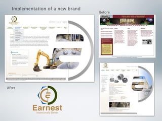 Implementation of a new brand
                                   Before




After
 