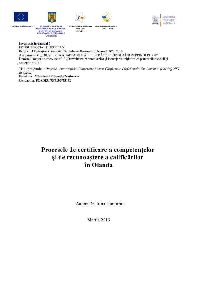 Studiu Comparativ Regatul Tarilor De Jos Olanda Irina Dumitriu