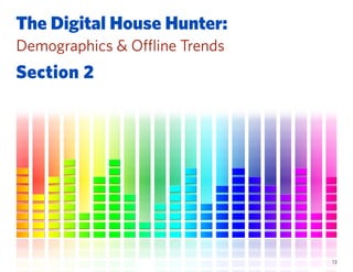 The Digital House Hunter: 
Demographics & Offline Trends 
Section 2 
13 
 