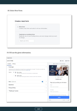 125
18. Select New Form
19. Fill out the given information.
 
