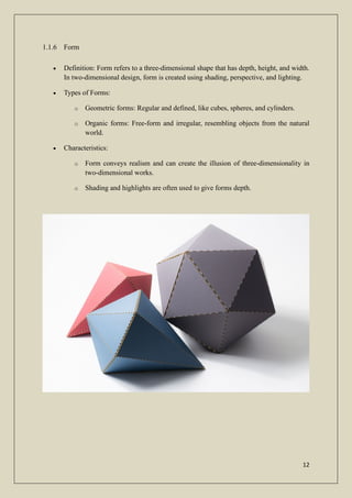 Form Def Introduction to elements and principles of Design, basics of design-dot ...