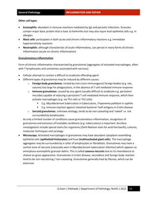 Inflammation Notes.pdf Study-notes_Inflammation-and-repair.pdf by handwritten hi | PDF