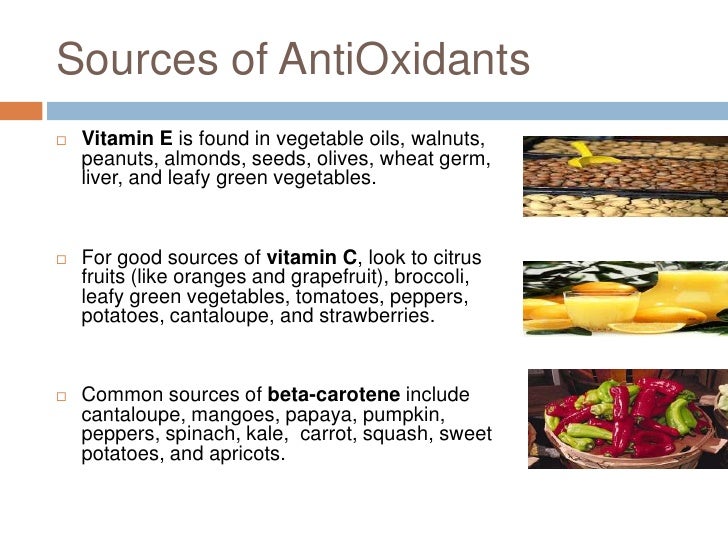 study of antioxidants