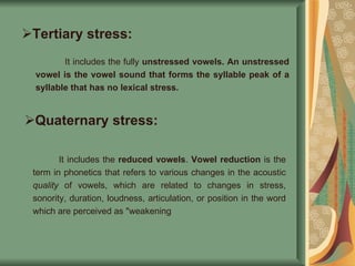 Study Of English Stress And Intonation | PPT