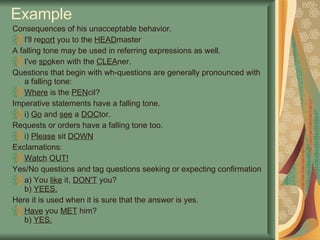 Cil Statement Study Of English Stress And Intonation | PPT