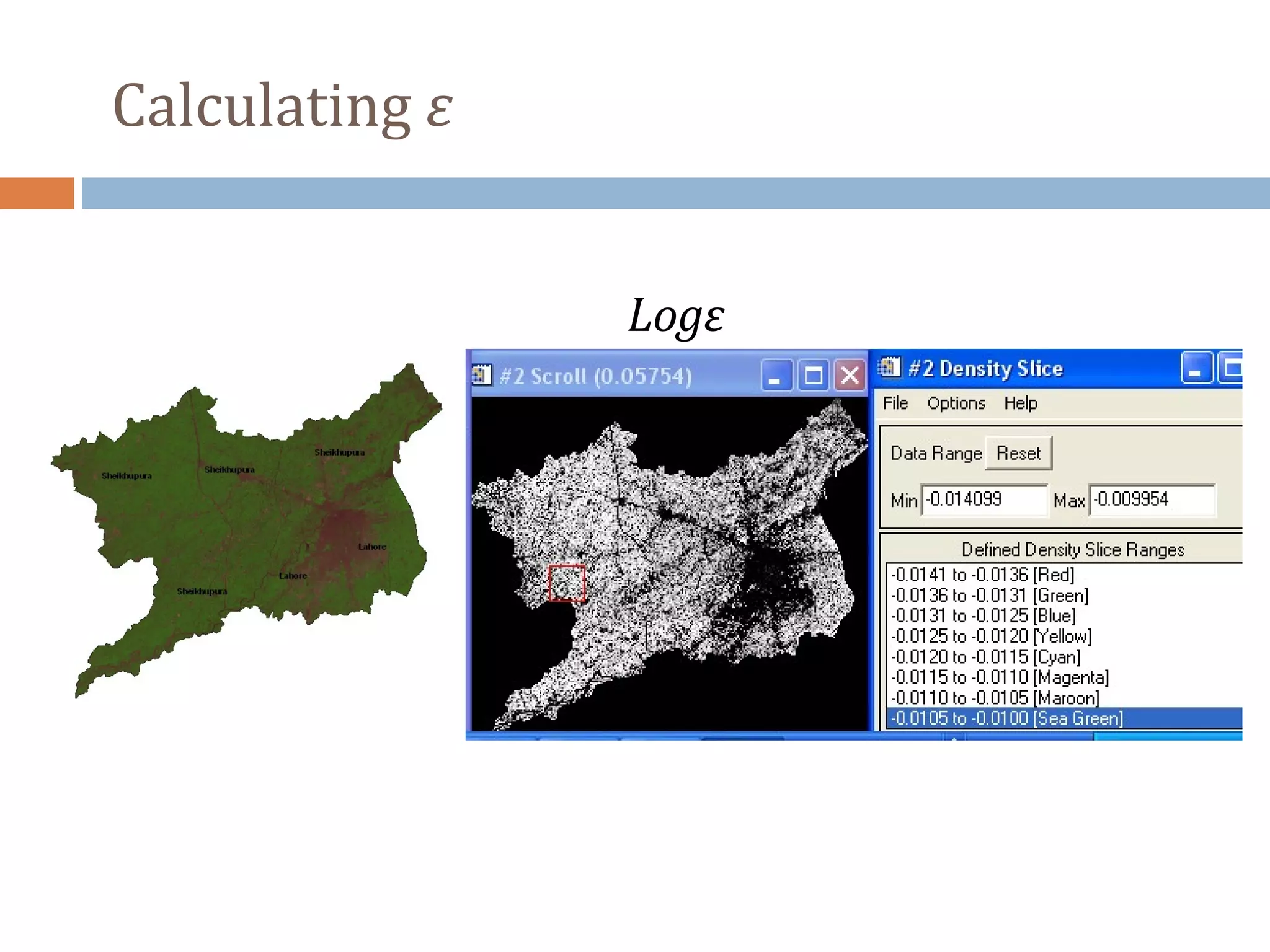 Logε
Calculating ε
 