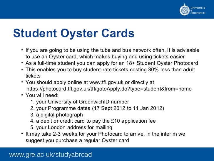 18+ card apply student oyster Induction Abroad of 2012 University September 17 Study 18+ card apply student oyster Induction Abroad of 2012 University September 17 Study