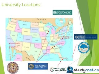 University Locations
 